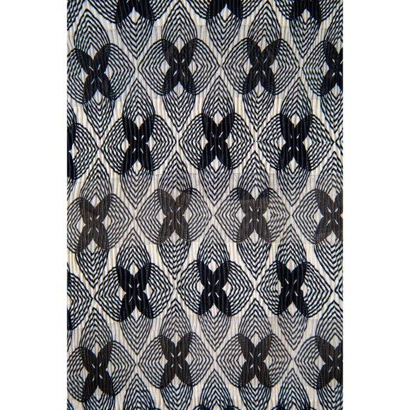 Max Studio Navy and Pink Cocktail Dress with Geometric Pattern, size L - Picture 7 of 9